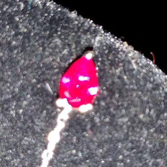 Natural authentic ruby sterling jewelery set - Picture 8 of 16